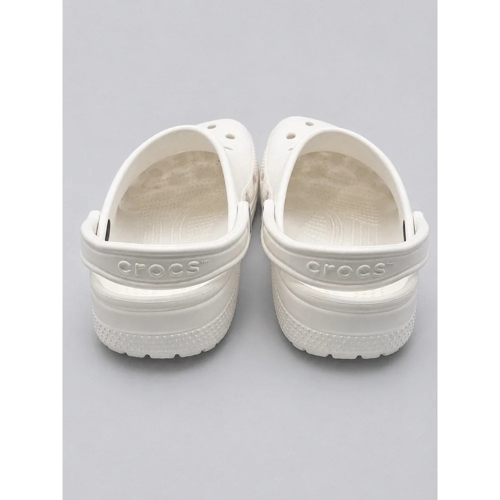 Crocs Classic Clog White Kids Youth J5 Slip On Comfort Casual ShoesOUTOFSTOCK